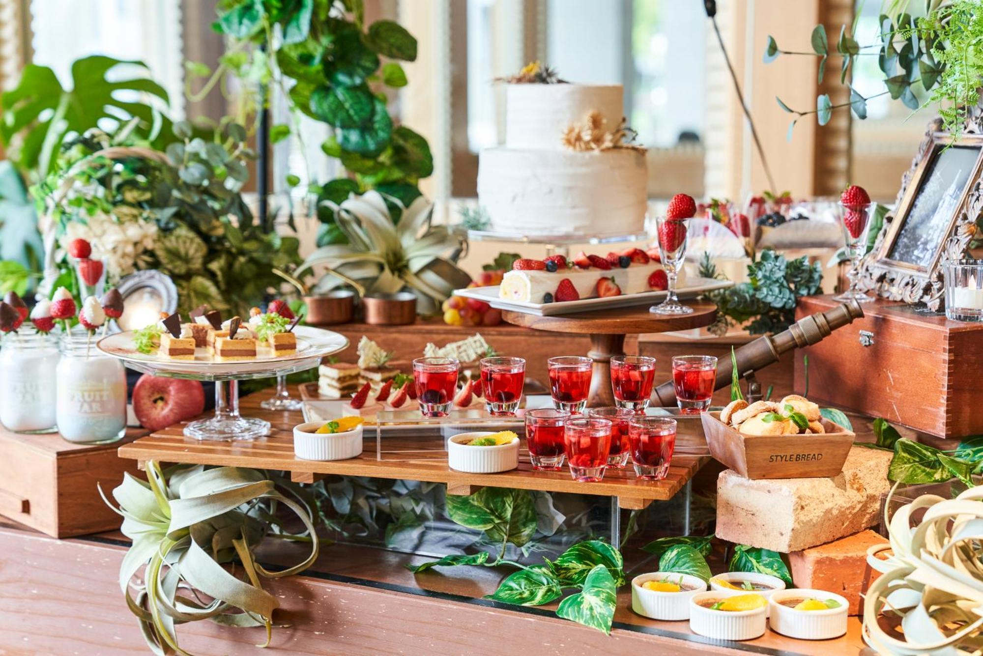 The Global View Nagasaki Otel Dış mekan fotoğraf A dessert buffet